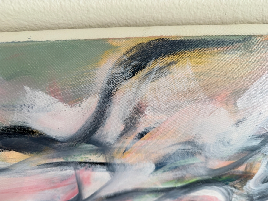 Gerrit Greve (1948-2024, Cardiff by the Sea, CA) Original Acrylic Painting On Canvas Untitled Signed Bottom Left 48 X 60 Estimate $2,900 - $3,600 [Photo 5]