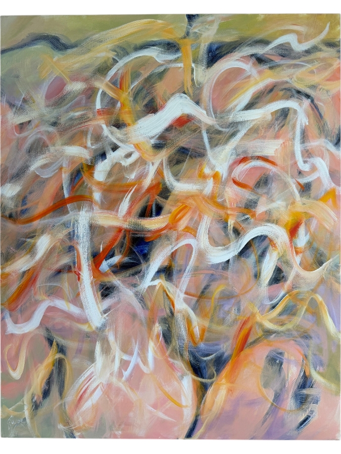 Gerrit Greve (1948-2024, Cardiff by the Sea, CA) Original Acrylic Painting On Canvas Untitled 2018 Signed Verso 48 X 60 Estimate $2,900 - $3,600