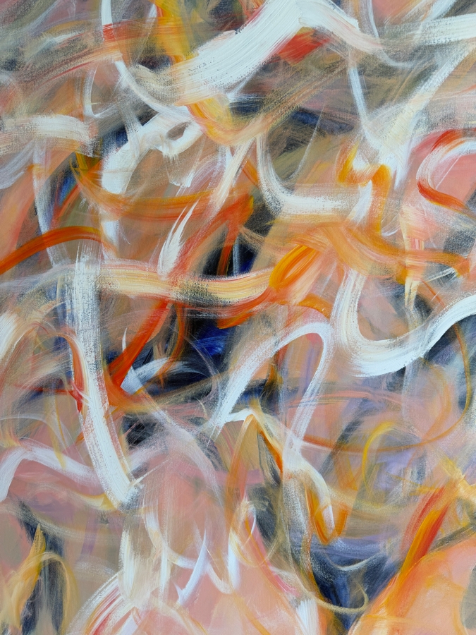 Gerrit Greve (1948-2024, Cardiff by the Sea, CA) Original Acrylic Painting On Canvas Untitled 2018 Signed Verso 48 X 60 Estimate $2,900 - $3,600 [Photo 3]