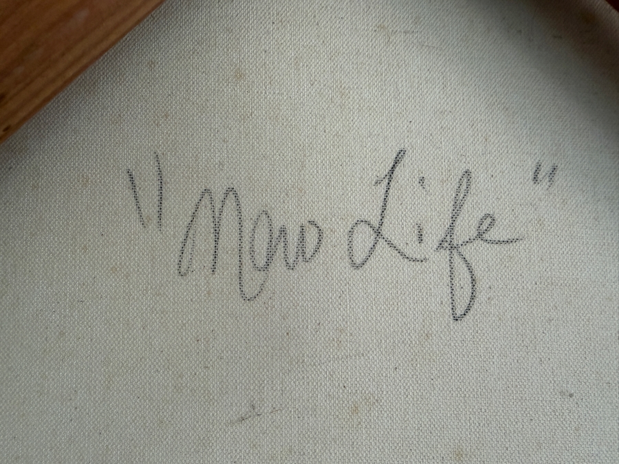 Gerrit Greve (1948-2024, Cardiff by the Sea, CA) Original Acrylic Painting On Canvas Titled 'New Life' 1998 Signed Verso 48 X 60 Estimate $2,900 - $3,600 [Photo 9]