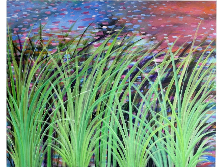 Gerrit Greve (1948-2024, Cardiff by the Sea, CA) Original Acrylic Painting On Canvas Untitled 2015 Signed Verso 60 X 48 Estimate $2,900 - $3,600