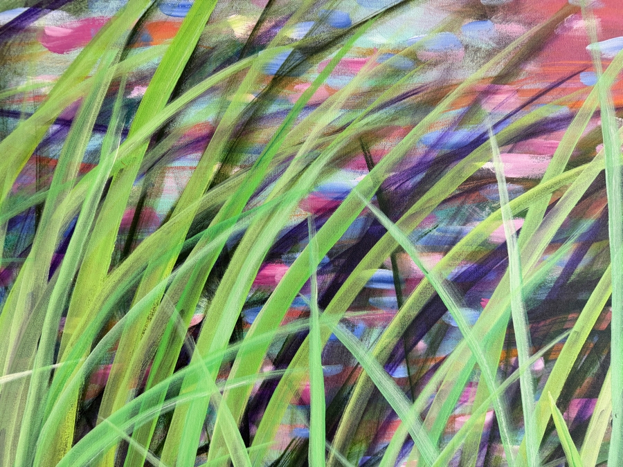 Gerrit Greve (1948-2024, Cardiff by the Sea, CA) Original Acrylic Painting On Canvas Untitled 2015 Signed Verso 60 X 48 Estimate $2,900 - $3,600 [Photo 3]