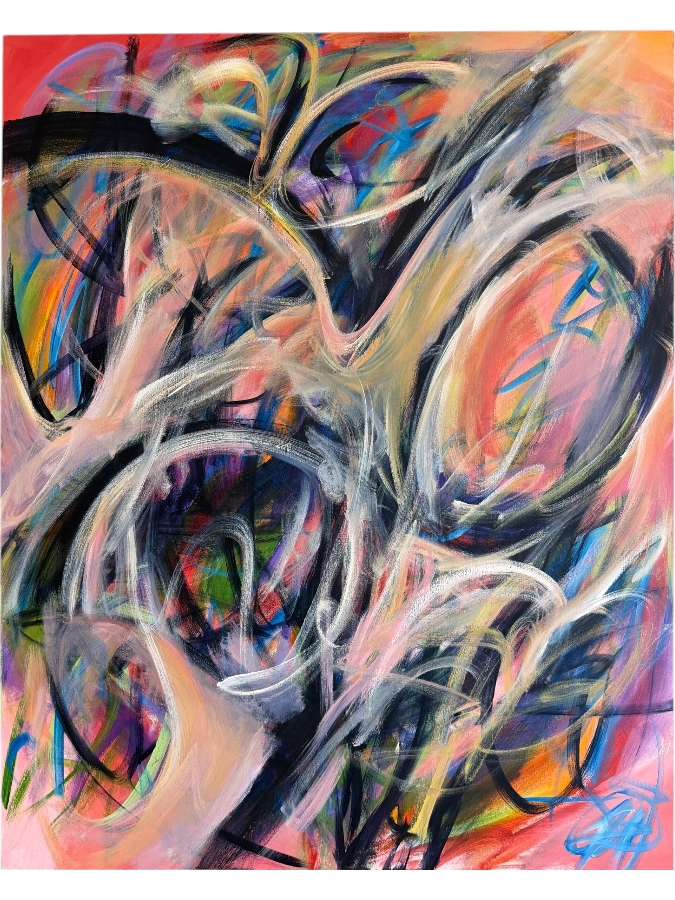 Gerrit Greve (1948-2024, Cardiff by the Sea, CA) Original Acrylic Painting On Canvas Untitled Signed Verso 48 X 60 Estimate $2,900 - $3,600