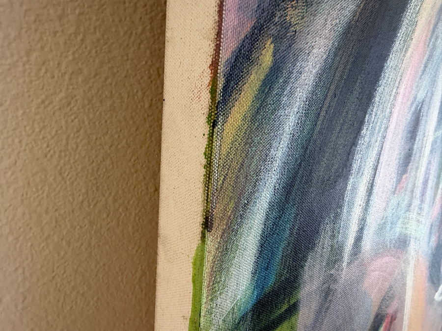 Gerrit Greve (1948-2024, Cardiff by the Sea, CA) Original Acrylic Painting On Canvas Untitled Signed Verso 48 X 60 Estimate $2,900 - $3,600 [Photo 6]