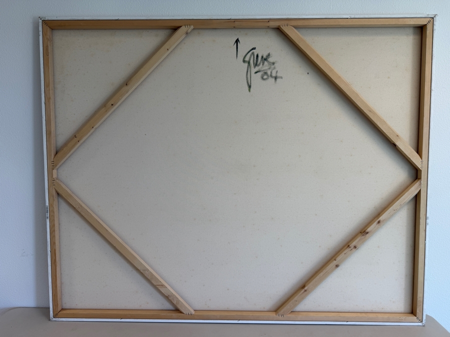 Gerrit Greve (1948-2024, Cardiff by the Sea, CA) Original Acrylic Painting On Canvas Untitled 2004 Signed Verso 60 X 48 Estimate $2,900 - $3,600 [Photo 6]