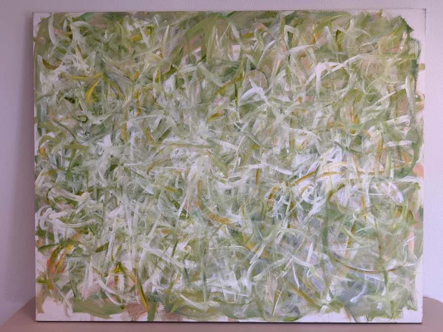 Gerrit Greve (1948-2024, Cardiff by the Sea, CA) Original Acrylic Painting On Canvas Untitled 2004 Signed Verso 60 X 48 Estimate $2,900 - $3,600 [Photo 2]