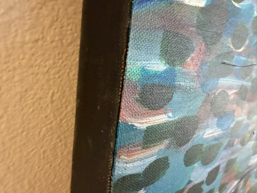 Gerrit Greve (1948-2024, Cardiff by the Sea, CA) Original Acrylic Painting On Canvas Titled 'Still Water Reflections' Signed Bottom Left 60 X 48 Estimate $2,900 - $3,600 [Photo 7]
