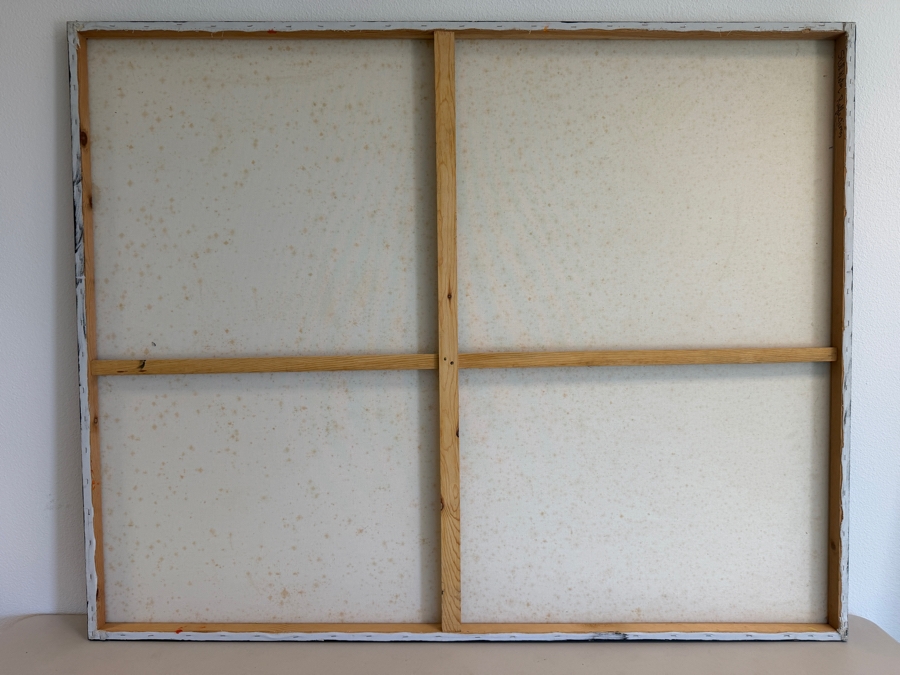 Gerrit Greve (1948-2024, Cardiff by the Sea, CA) Original Acrylic Painting On Canvas Titled 'Still Water Reflections' Signed Bottom Left 60 X 48 Estimate $2,900 - $3,600 [Photo 8]