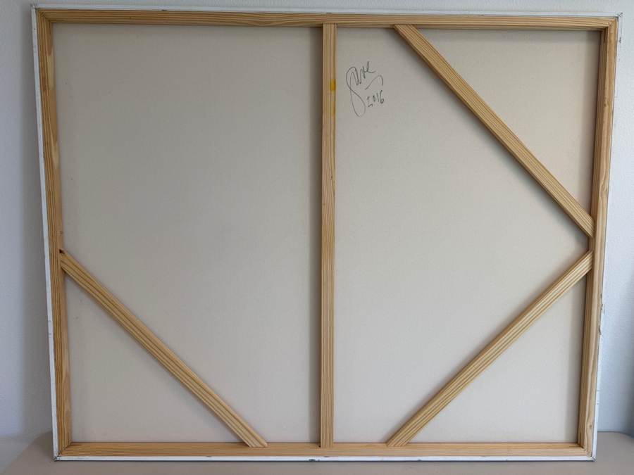 Gerrit Greve (1948-2024, Cardiff by the Sea, CA) Original Acrylic Painting On Canvas Untitled 2016 Signed Verso 60 X 48 Estimate $2,900 - $3,600
 [Photo 6]