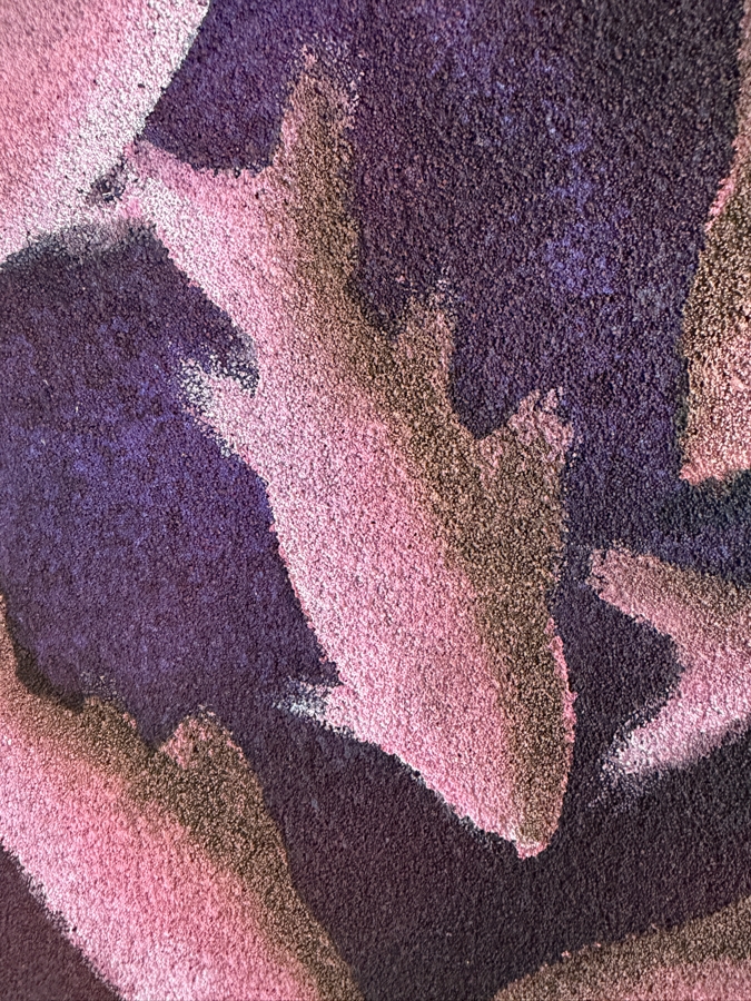 Gerrit Greve (1948-2024, Cardiff by the Sea, CA) Original Acrylic Mixed-Media Sand Painting On Canvas Titled 'Fish Dreams #4' 1999 Signed Verso 24 X 36 Estimate $900 - $1,100 [Photo 3]