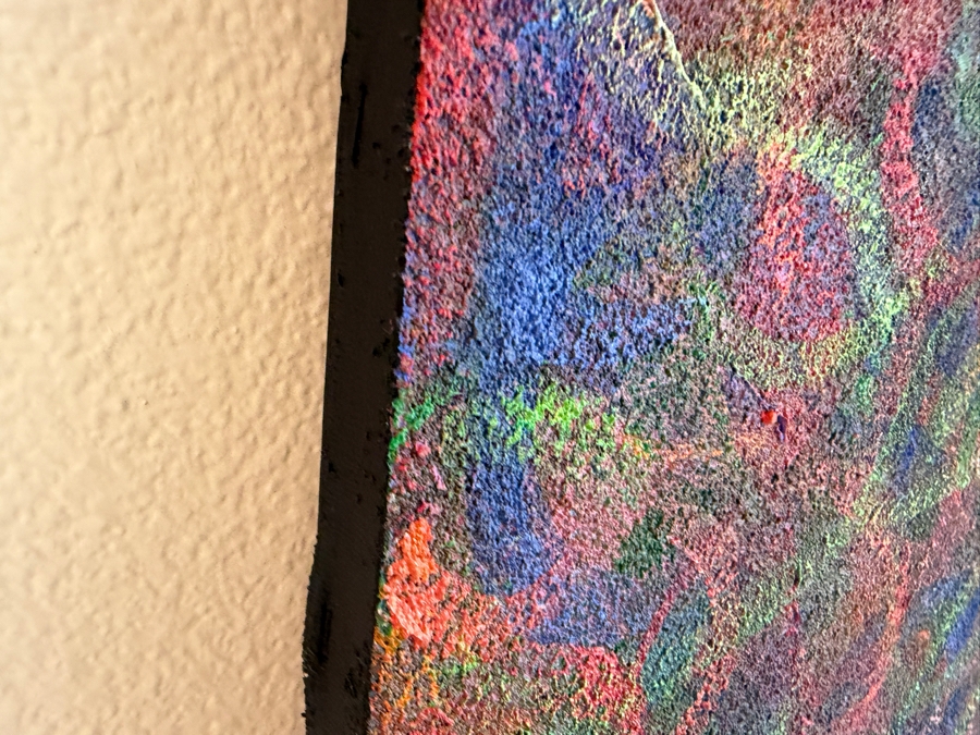 Gerrit Greve (1948-2024, Cardiff by the Sea, CA) Original Acrylic Painting On Canvas Titled 'Coral Life #1' 1997 Signed Verso 32 X 36 Estimate $2,500 - $2,900 [Photo 8]