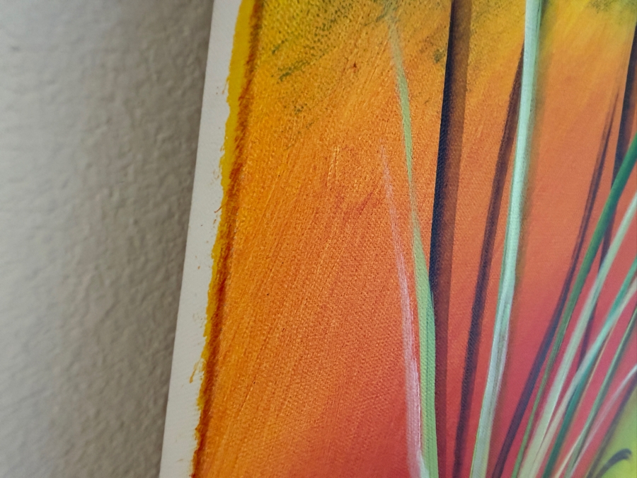 Gerrit Greve (1948-2024, Cardiff by the Sea, CA) Original Acrylic Painting On Canvas Titled 'Reeds 0331' 2021 Signed Bottom Left And Verso 36 X 36 Estimate $1,300 - $1,600 [Photo 5]