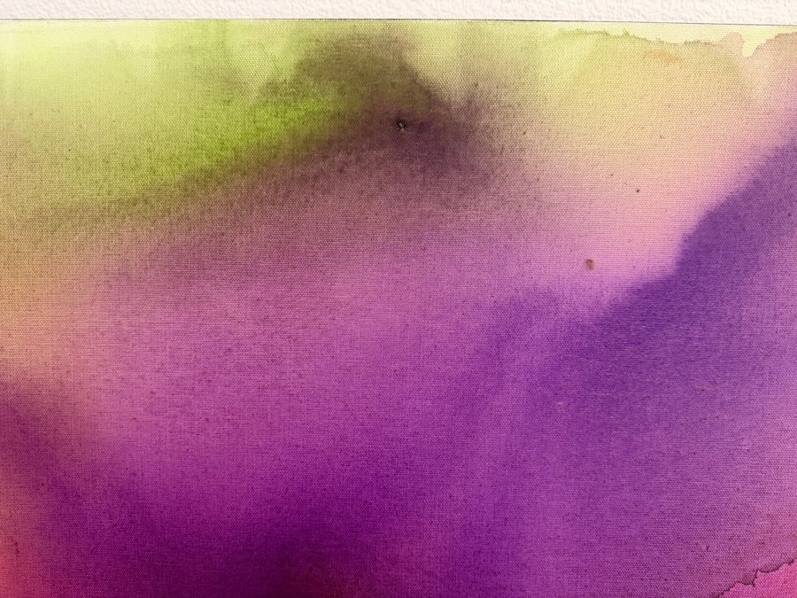 Gerrit Greve (1948-2024, Cardiff by the Sea, CA) Original Acrylic Painting On Canvas Titled 'Flowers' 2019 Signed Bottom Right And Verso 36 X 36 Estimate $1,300 - $1,600 [Photo 4]