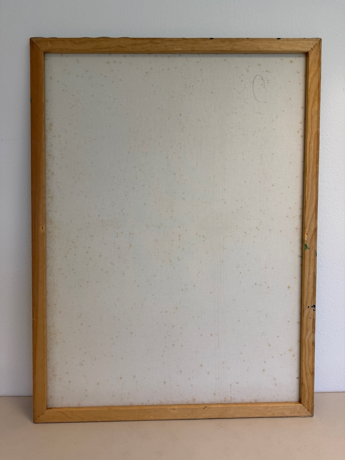 Gerrit Greve (1948-2024, Cardiff by the Sea, CA) Original Acrylic Drip Painting On Canvas 2020 Signed Bottom Right 36 X 48 Estimate $1,700 - $2,200 [Photo 6]
