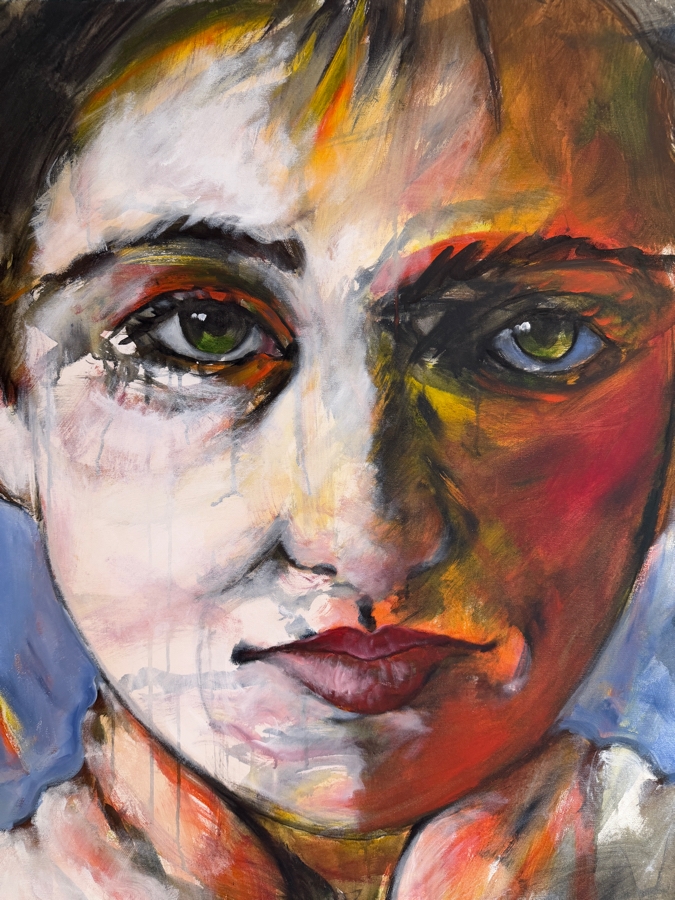 Gerrit Greve (1948-2024, Cardiff by the Sea, CA) Original Acrylic Painting On Canvas Untitled Woman 36 X 48 Estimate $1,700 - $2,200 [Photo 3]