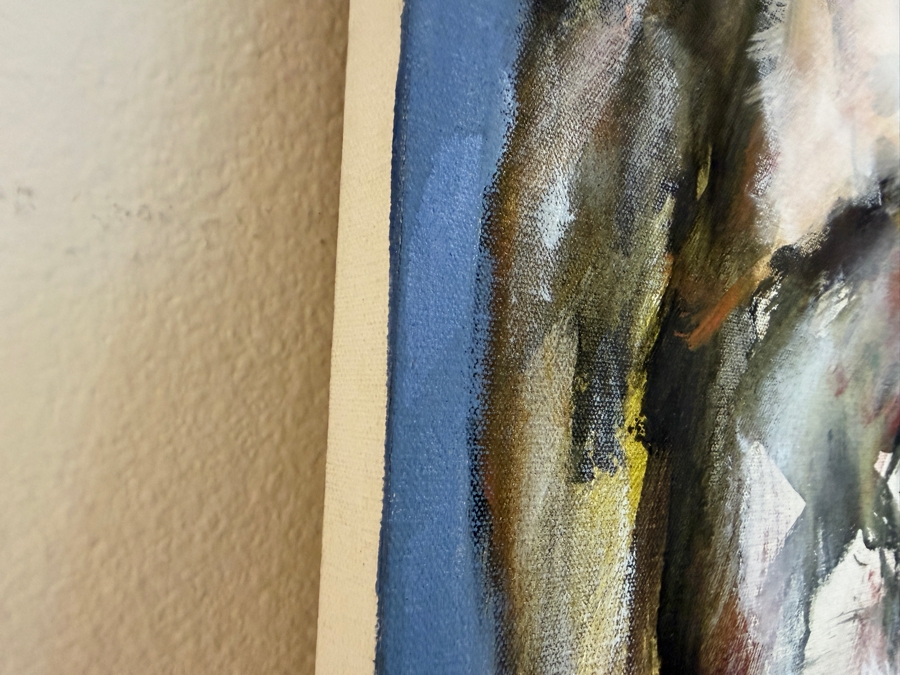 Gerrit Greve (1948-2024, Cardiff by the Sea, CA) Original Acrylic Painting On Canvas Untitled Woman 36 X 48 Estimate $1,700 - $2,200 [Photo 7]