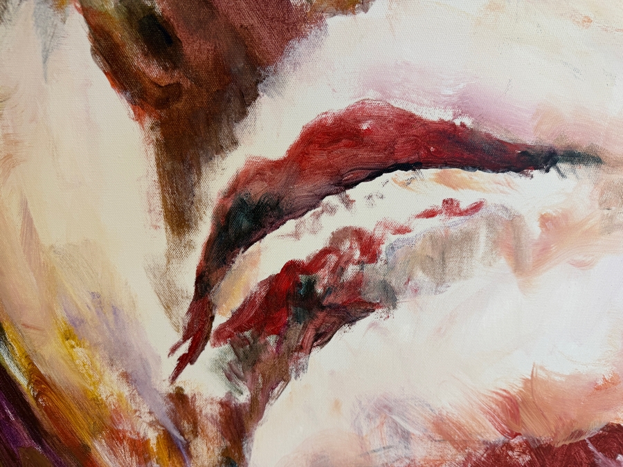 Gerrit Greve (1948-2024, Cardiff by the Sea, CA) Original Acrylic Painting On Canvas Untitled 2011 Signed Bottom Right And Verso 36 X 48 Estimate $1,700 - $2,200 [Photo 5]