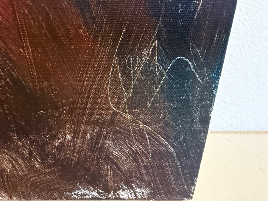 Gerrit Greve (1948-2024, Cardiff by the Sea, CA) Original Acrylic Painting On Canvas Untitled 2011 Signed Bottom Right And Verso 36 X 48 Estimate $1,700 - $2,200 [Photo 7]