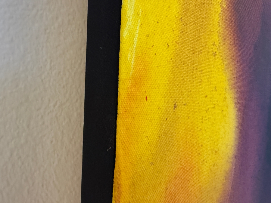 Gerrit Greve (1948-2024, Cardiff by the Sea, CA) Original Acrylic Painting On Canvas Titled 'Shin' 2020 Signed Verso 36 X 48 Estimate $1,700 - $2,200 [Photo 6]