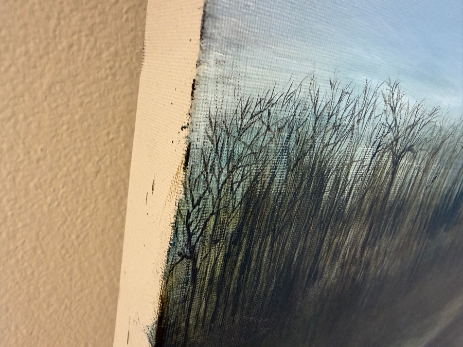 Gerrit Greve (1948-2024, Cardiff by the Sea, CA) Original Acrylic Painting On Canvas Titled 'Mindscape 16-6' 2004 Signed Verso 48 X 36 Estimate $1,700 - $2,200 [Photo 6]