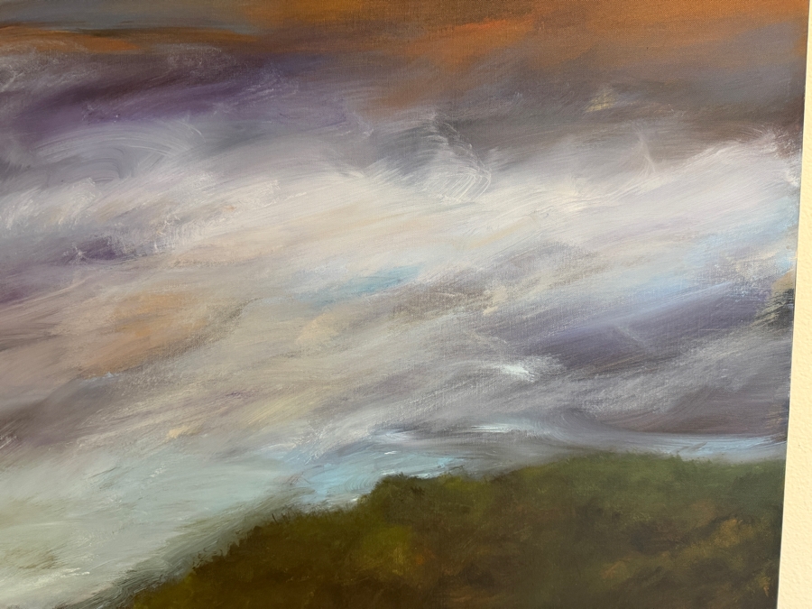 Gerrit Greve (1948-2024, Cardiff by the Sea, CA) Original Acrylic Painting On Canvas Titled 'Mindscape 017' 2004 Signed Verso 48 X 36 Estimate $1,700 - $2,200 [Photo 6]