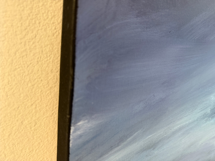 Gerrit Greve (1948-2024, Cardiff by the Sea, CA) Original Acrylic Painting On Canvas Titled 'Mindscape 017' 2004 Signed Verso 48 X 36 Estimate $1,700 - $2,200 [Photo 7]