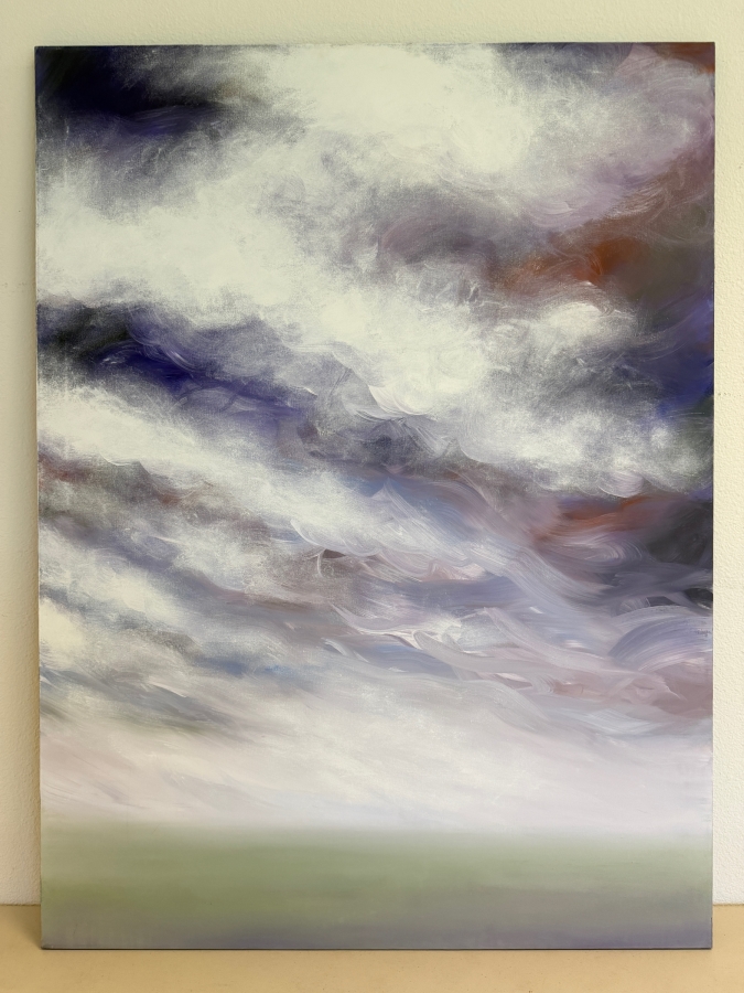 Gerrit Greve (1948-2024, Cardiff by the Sea, CA) Original Acrylic Painting On Canvas Titled 'No. 88' 1996 Signed Verso 36 X 48 Estimate $1,700 - $2,200 [Photo 2]