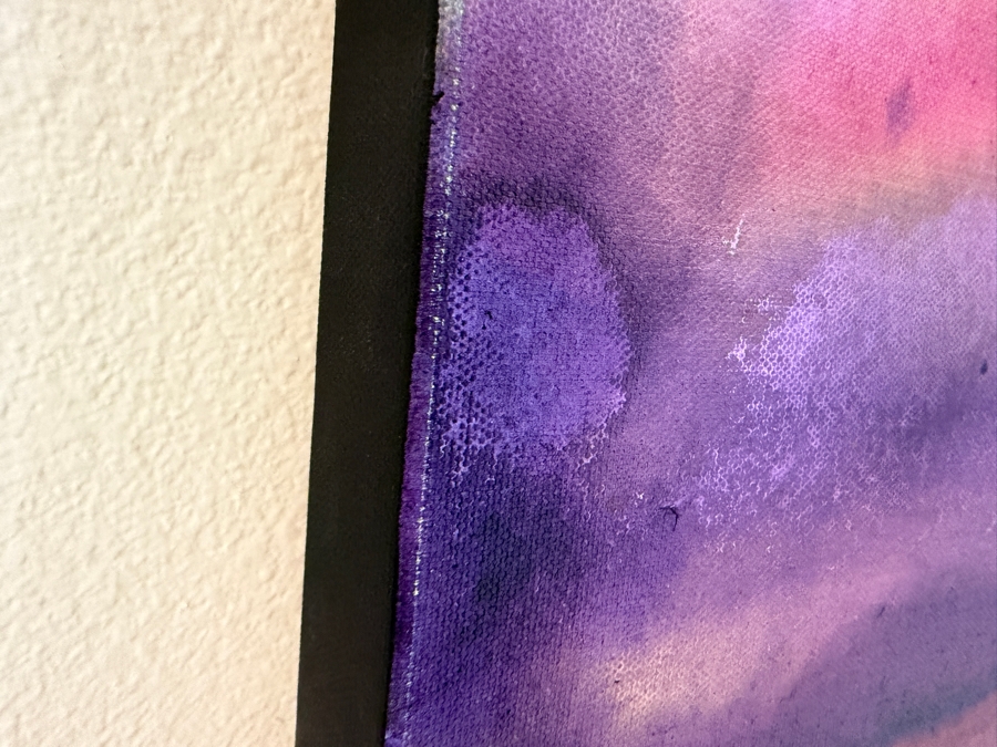 Gerrit Greve (1948-2024, Cardiff by the Sea, CA) Original Acrylic Painting On Canvas Untitled Flower 2020 Signed Verso 48 X 36 Estimate $1,700 - $2,200 [Photo 5]