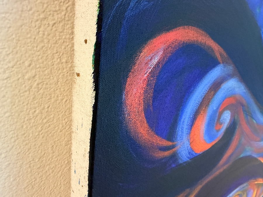 Gerrit Greve (1948-2024, Cardiff by the Sea, CA) Original Acrylic Diptych Painting On Canvas Untitled 2014 Signed Verso 72' X 36' Estimate $2,600 - $3,200 [Photo 5]