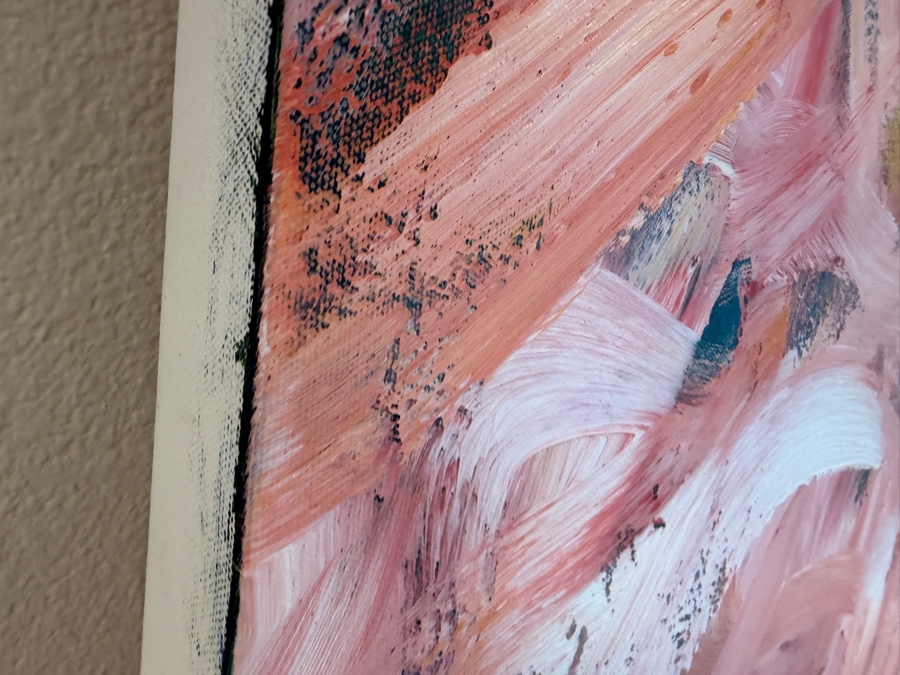 Gerrit Greve (1948-2024, Cardiff by the Sea, CA) Original Acrylic Painting On Canvas Titled '#0069' 2006 Signed Bottom Right 60 X 36 Estimate $2,200 - $2,700 [Photo 5]