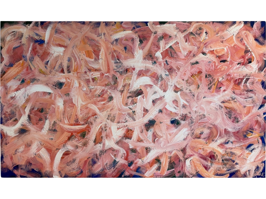 Gerrit Greve (1948-2024, Cardiff by the Sea, CA) Original Acrylic Painting On Canvas Titled '#0069' 2006 Signed Bottom Right 60 X 36 Estimate $2,200 - $2,700 [Photo 1]