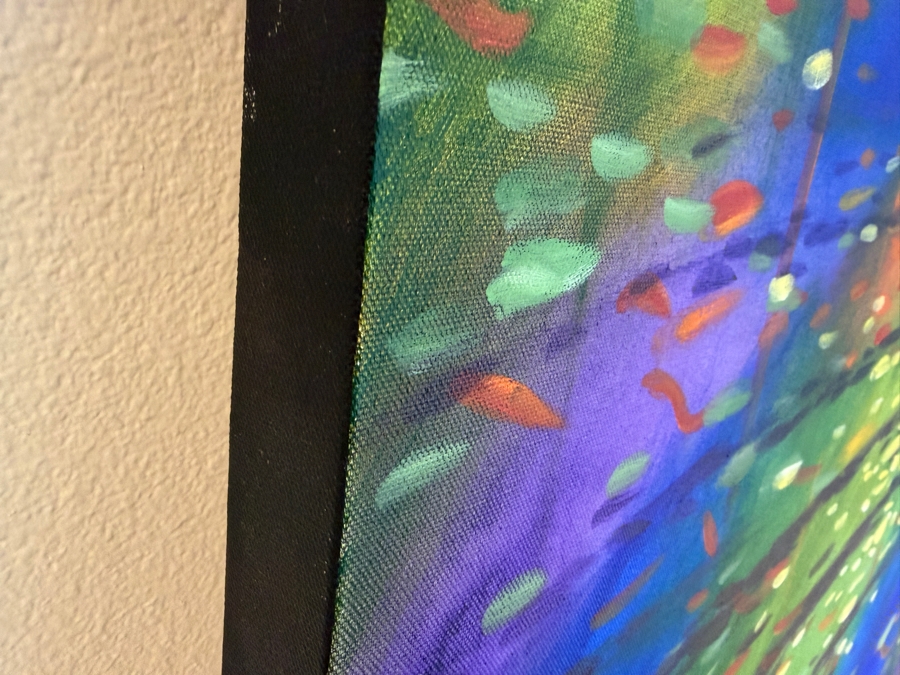 Gerrit Greve (1948-2024, Cardiff by the Sea, CA) Original Acrylic Mixed-Media Sand Painting On Canvas Untitled 2018 Signed Verso 60 X 36 Estimate $2,200 - $2,700 [Photo 8]