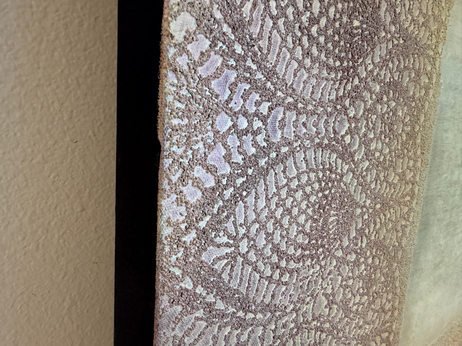 Gerrit Greve (1948-2024, Cardiff by the Sea, CA) Original Acrylic Mixed-Media Sand Painting On Canvas Untitled Icon 2015 Signed Verso 40 X 60 Estimate $2,400 - $3,000 [Photo 6]