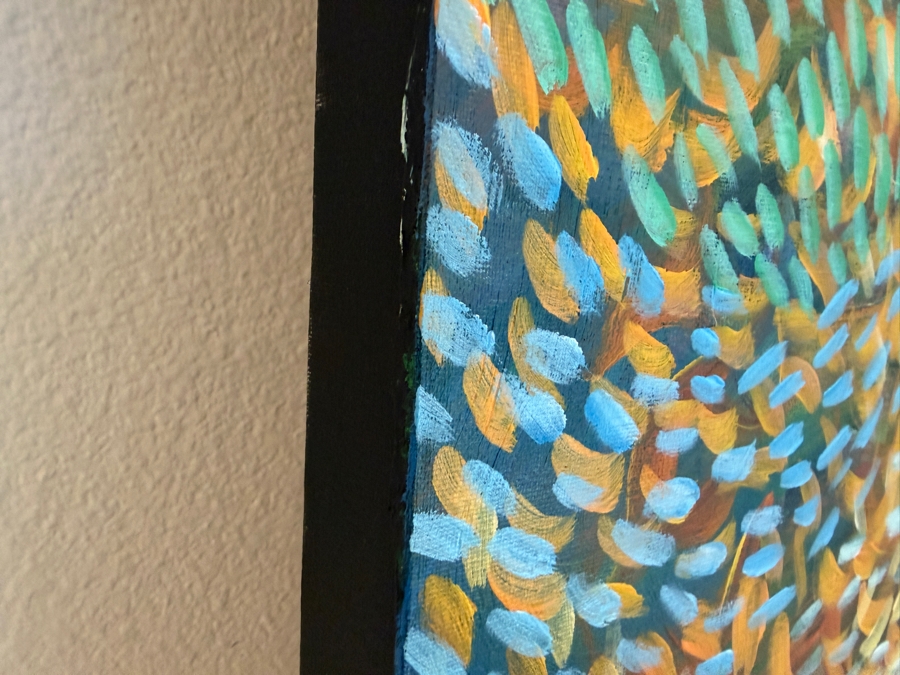 Gerrit Greve (1948-2024, Cardiff by the Sea, CA) Original Acrylic Painting On Canvas Titled 'Amazing Underwater' 1997 Signed Verso 40 X 60 Estimate $2,400 - $3,000 [Photo 5]