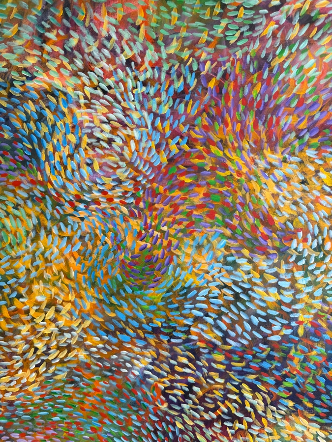 Gerrit Greve (1948-2024, Cardiff by the Sea, CA) Original Acrylic Painting On Canvas Titled 'Amazing Underwater' 1997 Signed Verso 40 X 60 Estimate $2,400 - $3,000 [Photo 3]