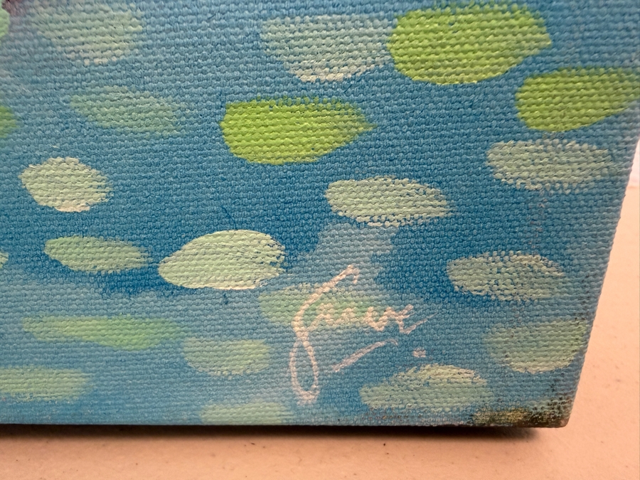 Gerrit Greve (1948-2024, Cardiff by the Sea, CA) Original Acrylic Painting On Canvas Untitled 2018 Signed Verso 60 X 40 Estimate $2,400 - $3,000 [Photo 5]