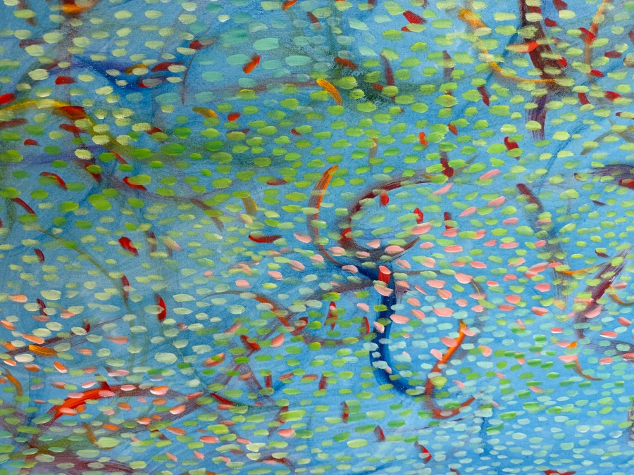 Gerrit Greve (1948-2024, Cardiff by the Sea, CA) Original Acrylic Painting On Canvas Untitled 2018 Signed Verso 60 X 40 Estimate $2,400 - $3,000 [Photo 4]