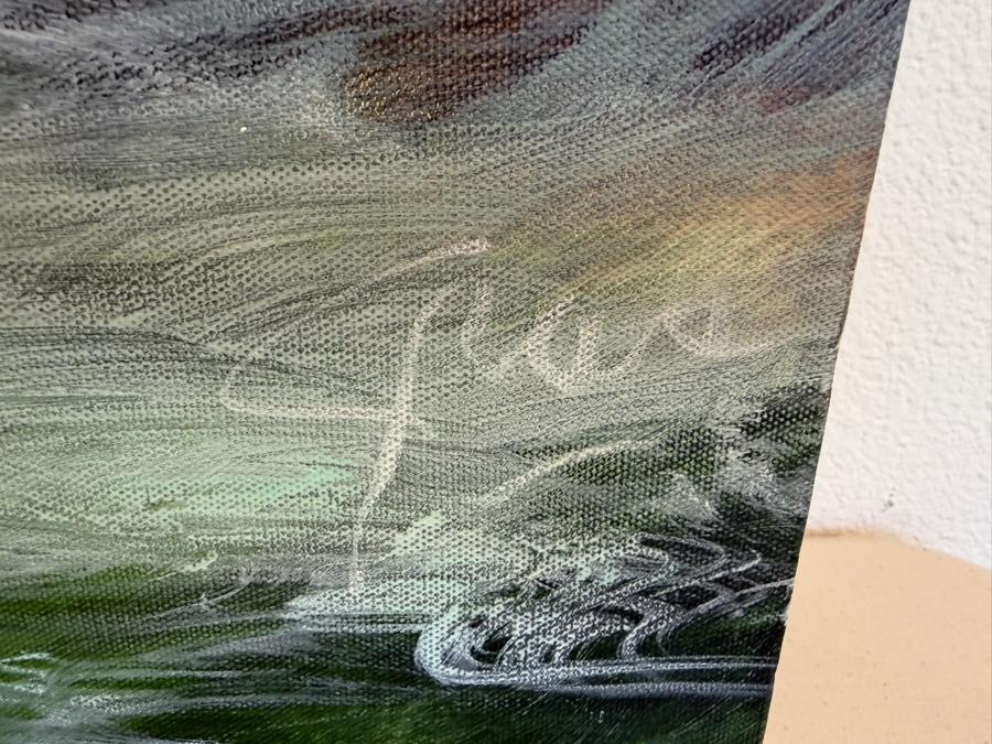 Gerrit Greve (1948-2024, Cardiff by the Sea, CA) Original Acrylic Painting On Canvas Untitled 2013 Signed Verso 60 X 40 Estimate $2,400 - $3,000 [Photo 5]
