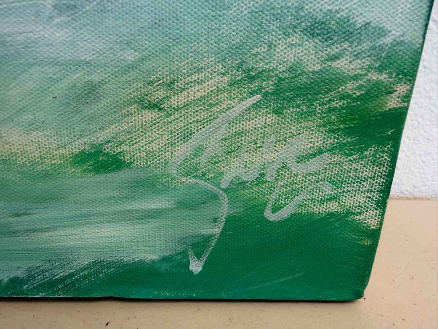Gerrit Greve (1948-2024, Cardiff by the Sea, CA) Original Acrylic Painting On Canvas Untitled 2014 Signed Verso 60 X 40 Estimate $2,400 - $3,000 [Photo 5]