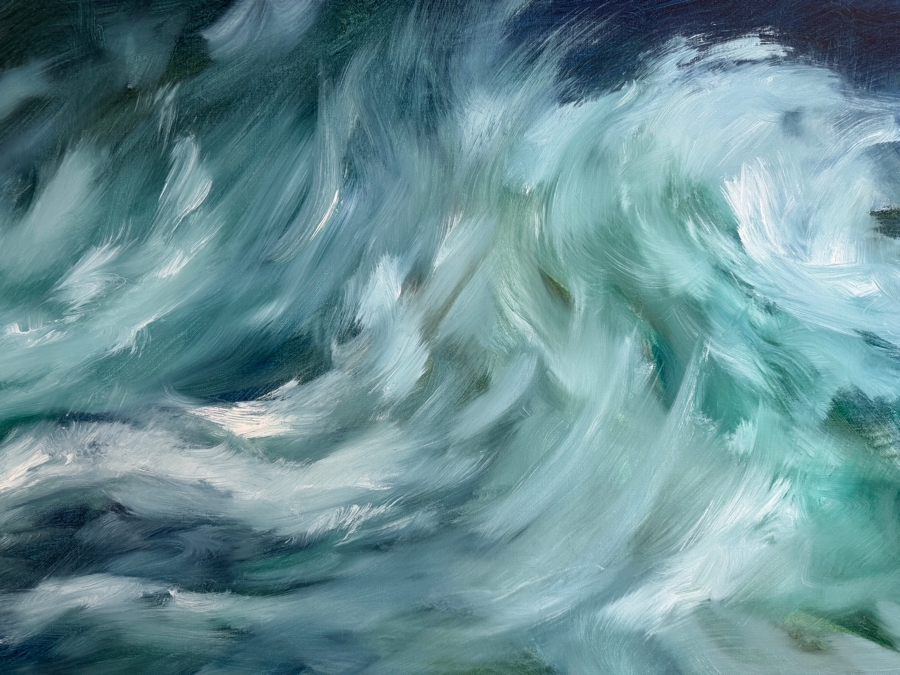 Gerrit Greve (1948-2024, Cardiff by the Sea, CA) Original Acrylic Painting On Canvas Untitled 2003 Signed Verso 60 X 40 Estimate $2,400 - $3,000 [Photo 3]