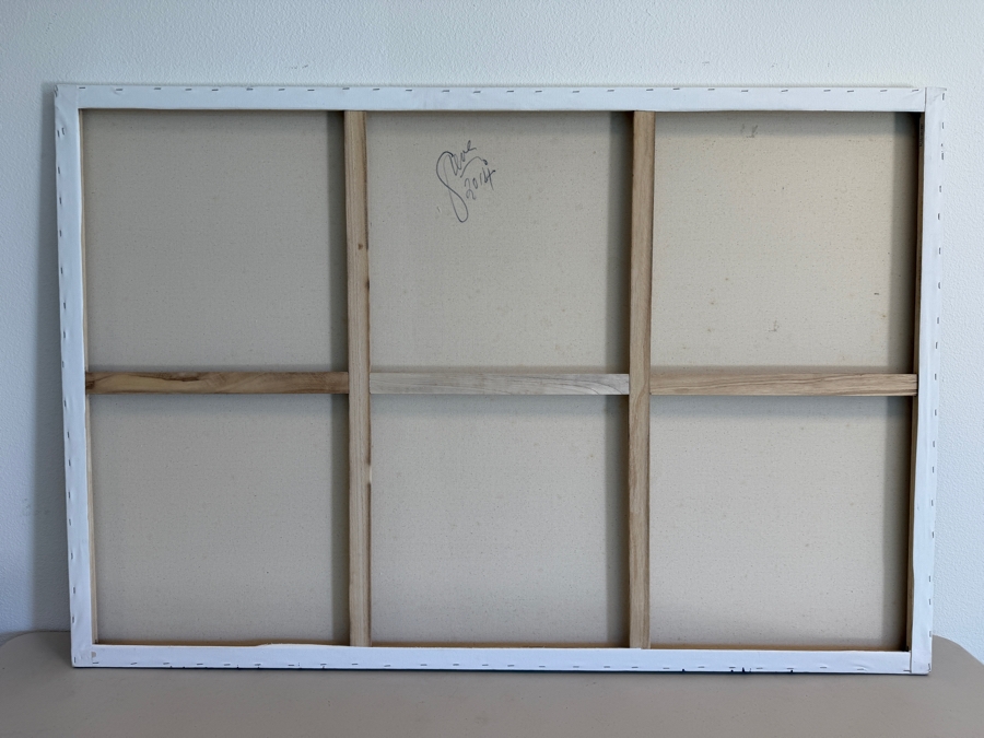Gerrit Greve (1948-2024, Cardiff by the Sea, CA) Original Acrylic Painting On Canvas Untitled 2014 Signed Verso 60 X 40 Estimate $2,400 - $3,000 [Photo 8]