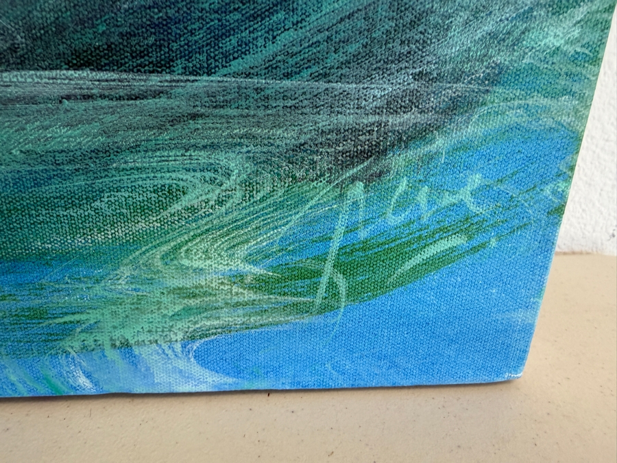 Gerrit Greve (1948-2024, Cardiff by the Sea, CA) Original Acrylic Painting On Canvas Untitled 2014 Signed Verso 60 X 40 Estimate $2,400 - $3,000 [Photo 5]