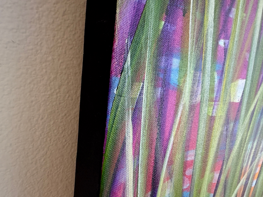 Gerrit Greve (1948-2024, Cardiff by the Sea, CA) Original Acrylic Painting On Canvas Titled 'Cardiff Summer Reeds 2' 2019 Signed Bottom Right And Verso 48 X 48 Estimate $2,300 - $2,900 [Photo 6]