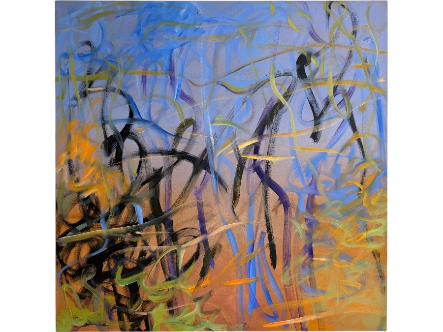 Gerrit Greve (1948-2024, Cardiff by the Sea, CA) Original Acrylic Painting On Canvas Untitled 2003 Signed Verso 48 X 48 Estimate $2,300 - $2,900 [Photo 1]