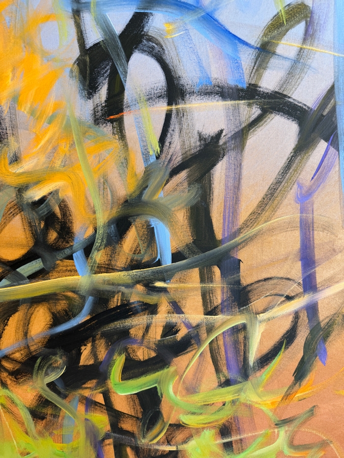Gerrit Greve (1948-2024, Cardiff by the Sea, CA) Original Acrylic Painting On Canvas Untitled 2003 Signed Verso 48 X 48 Estimate $2,300 - $2,900 [Photo 3]