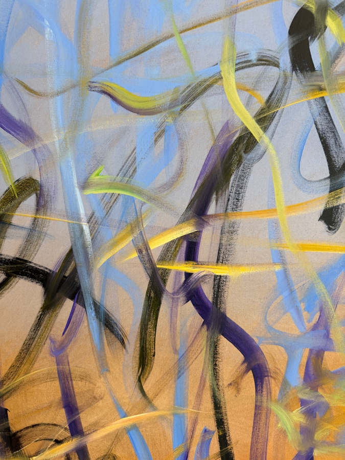 Gerrit Greve (1948-2024, Cardiff by the Sea, CA) Original Acrylic Painting On Canvas Untitled 2003 Signed Verso 48 X 48 Estimate $2,300 - $2,900 [Photo 4]