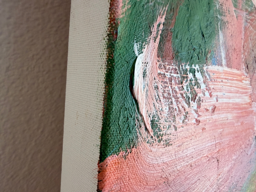 Gerrit Greve (1948-2024, Cardiff by the Sea, CA) Original Acrylic Painting On Canvas Untitled 2006 Signed Verso 48 X 48 Estimate $2,300 - $2,900 [Photo 7]