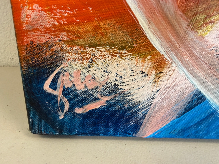 Gerrit Greve (1948-2024, Cardiff by the Sea, CA) Original Acrylic Painting On Canvas Untitled 2006 Signed Verso 48 X 48 Estimate $2,300 - $2,900 [Photo 6]