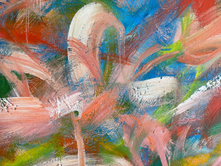 Gerrit Greve (1948-2024, Cardiff by the Sea, CA) Original Acrylic Painting On Canvas Untitled 2006 Signed Verso 48 X 48 Estimate $2,300 - $2,900 [Photo 3]