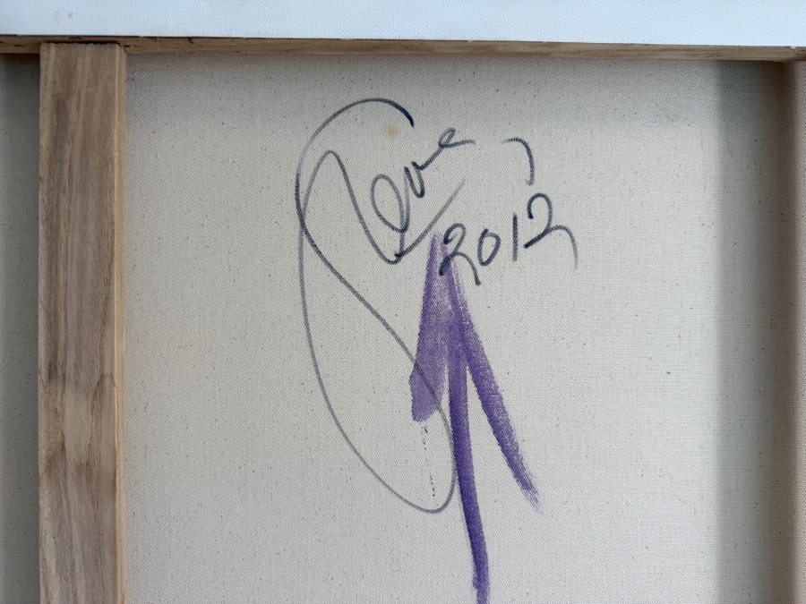 Gerrit Greve (1948-2024, Cardiff by the Sea, CA) Original Acrylic Painting On Canvas Untitled 2012 Signed Verso 48 X 48 Estimate $2,300 - $2,900 [Photo 7]